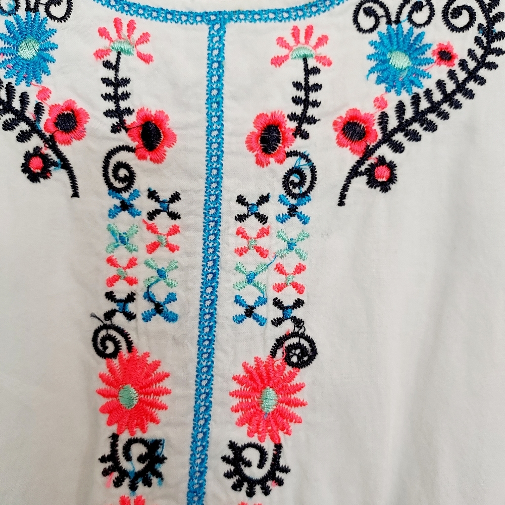 ⭐️5/$20 U.S. Polo Assn Embroidered Chambray Dress Size 5 - Picture 3 of 6